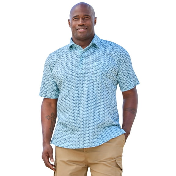 KingSize Men's Big & Tall Lightweight Jersey Polo