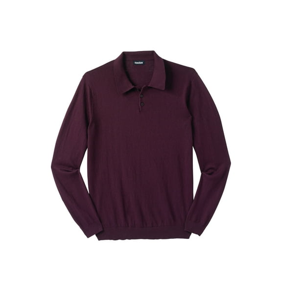 KingSize Men's Big & Tall Lightweight Polo Sweater