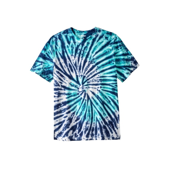 KingSize Men's Big & Tall Lightweight Tie-Dye Crewneck Tee