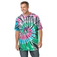 thumbnail image 1 of KingSize Men's Big & Tall Lightweight Tie-Dye Crewneck Tee, 1 of 4