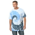 thumbnail image 1 of KingSize Men's Big & Tall Lightweight Tie-Dye Crewneck Tee, 1 of 3