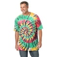 thumbnail image 1 of KingSize Men's Big & Tall Lightweight Tie-Dye Crewneck Tee, 1 of 3