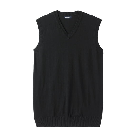KingSize Men's Big & Tall Lightweight V-Neck Sweater Vest