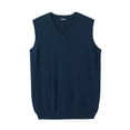 thumbnail image 1 of KingSize Men's Big & Tall Lightweight V-Neck Sweater Vest, 1 of 2