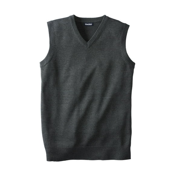 KingSize Men's Big & Tall Lightweight V-Neck Sweater Vest