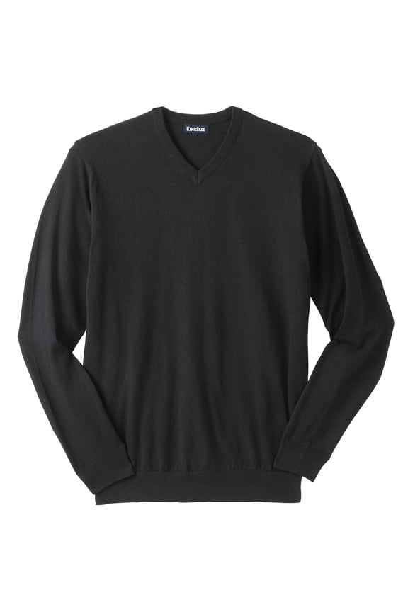 Men's Big & Tall Lightweight V-Neck Sweater