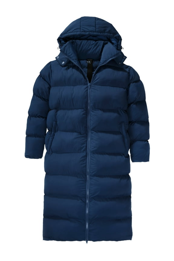 Men's Big & Tall Long Quilted Puffer Coat