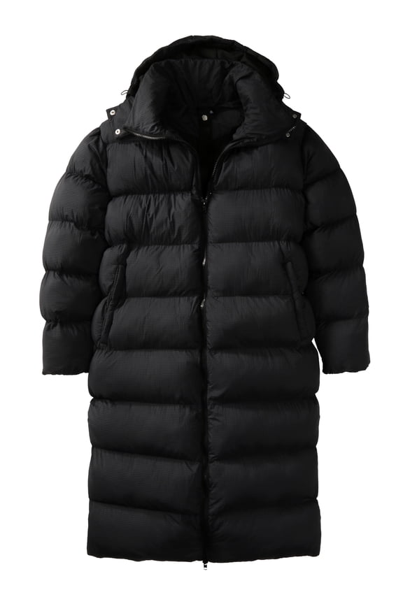 Men's Big & Tall Long Quilted Puffer Coat