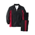 thumbnail image 1 of KingSize Men's Big & Tall Long Sleeve Colorblock Tracksuit, 1 of 4
