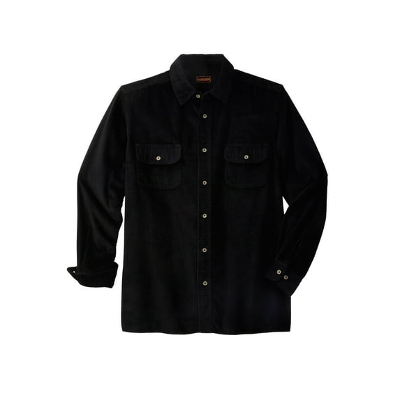 KingSize Men's Big & Tall Long-Sleeve Corduroy Shirt