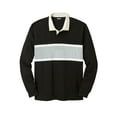 thumbnail image 1 of KingSize Men's Big & Tall Long-Sleeve Rugby Polo, 1 of 2