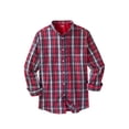 thumbnail image 1 of KingSize Men's Big & Tall Long Sleeve Wrinkle-Free Plaid Shirt, 1 of 2