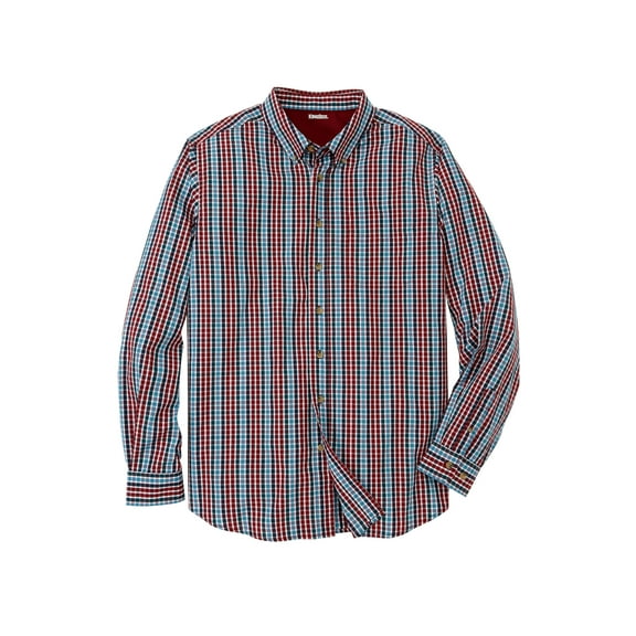KingSize Men's Big & Tall Long Sleeve Wrinkle Free Sport Shirt