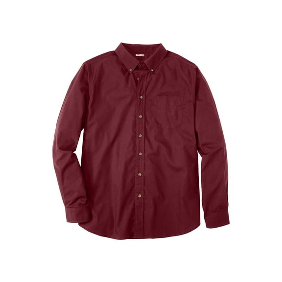 KingSize Men's Big & Tall Long Sleeve Wrinkle Free Sport Shirt