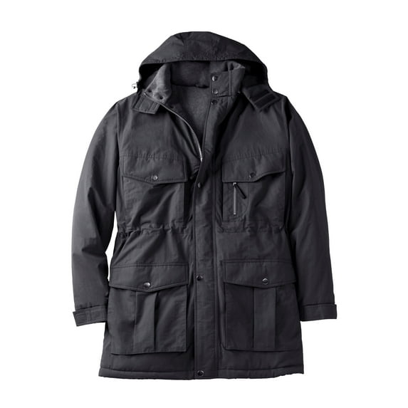 KingSize Men's Big & Tall Longer-Length Boulder Creek by KingSize Fleece-Lined Parka