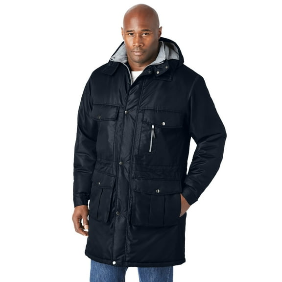 KingSize Men's Big & Tall Longer-Length Boulder Creek by KingSize Fleece-Lined Parka