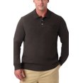 thumbnail image 1 of KingSize Men's Big & Tall Longer-Length Long Sleeve Shrink-Less Cotton Polo, 1 of 3