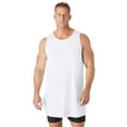 thumbnail image 1 of KingSize Men's Big & Tall Longer Length Ribbed Cotton Tank, 1 of 3