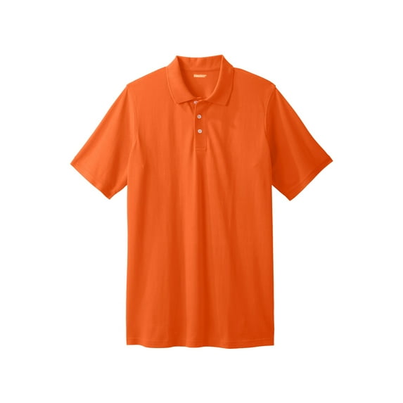 KingSize Men's Big & Tall Longer-Length Shrink-Less Cotton Polo Shirt