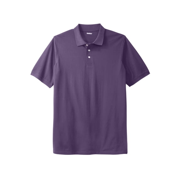 KingSize Men's Big & Tall Longer-Length Shrink-Less Cotton Polo Shirt
