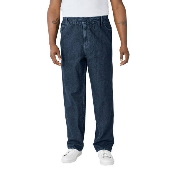 KingSize Men's Big & Tall Loose Fit Comfort Waist Jeans