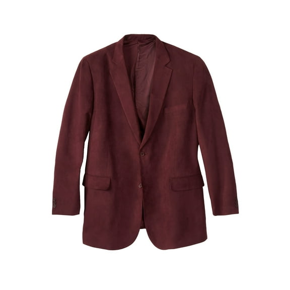 KingSize Men's Big & Tall Microsuede Blazer