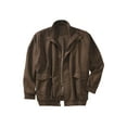 thumbnail image 1 of KingSize Men's Big & Tall Microsuede Bomber Jacket, 1 of 5