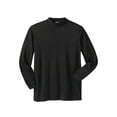 thumbnail image 1 of KingSize Men's Big & Tall Mock Turtleneck Long-Sleeve Cotton Tee, 1 of 6