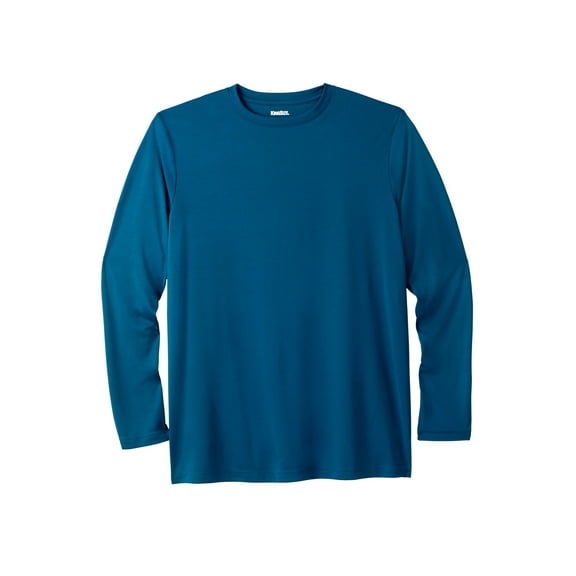 KingSize Men's Big & Tall No Sweat Long-Sleeve Crewneck Tee