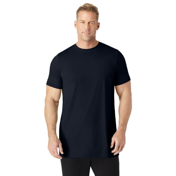KingSize Men's Big & Tall No Sweat Longer-Length Short Sleeve Crewneck Tee