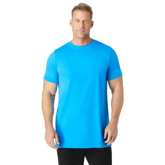 KingSize Men's Big & Tall No Sweat Longer-Length Short Sleeve Crewneck Tee