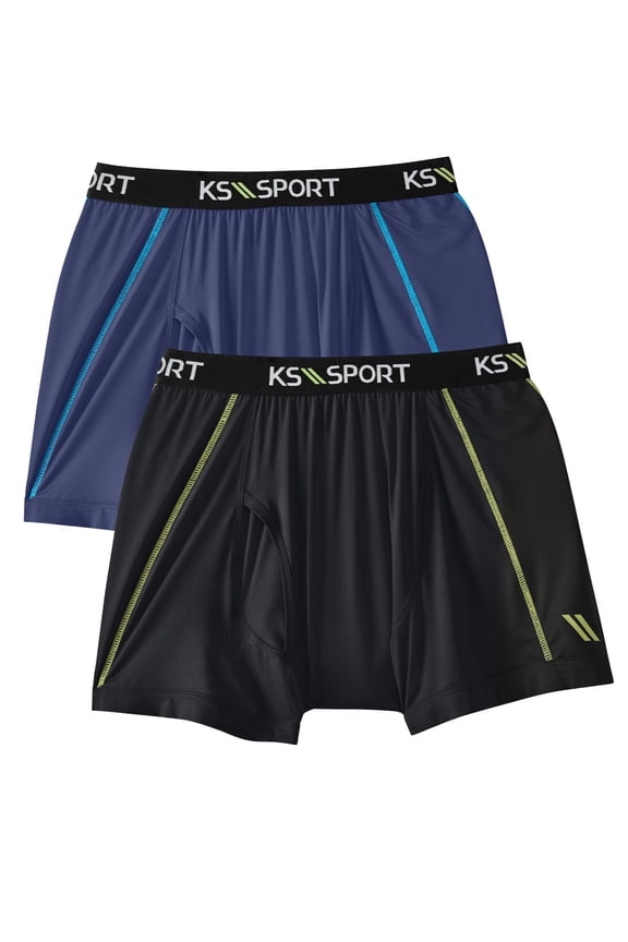 Men's Big & Tall Performance Boxer Brief 2-Pack