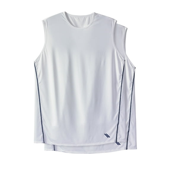 KingSize Men's Big & Tall Performance Tank Undershirt 2-Pack