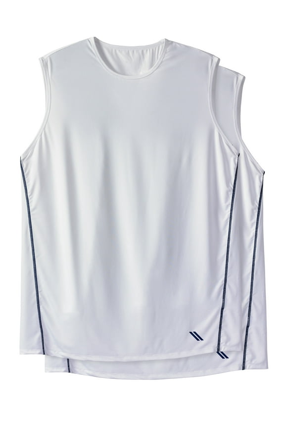 Men's Big & Tall Performance Tank Undershirt 2-Pack