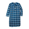 thumbnail image 1 of KingSize Men's Big & Tall Plaid Flannel Nightshirt, 1 of 6