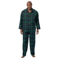 thumbnail image 1 of KingSize Men's Big & Tall Plaid Flannel Pajama Set, 1 of 3