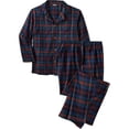 thumbnail image 1 of KingSize Men's Big & Tall Plaid Flannel Pajama Set, 1 of 4