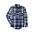 thumbnail image 1 of KingSize Men's Big & Tall Signature Plaid Flannel Shirt, 1 of 6