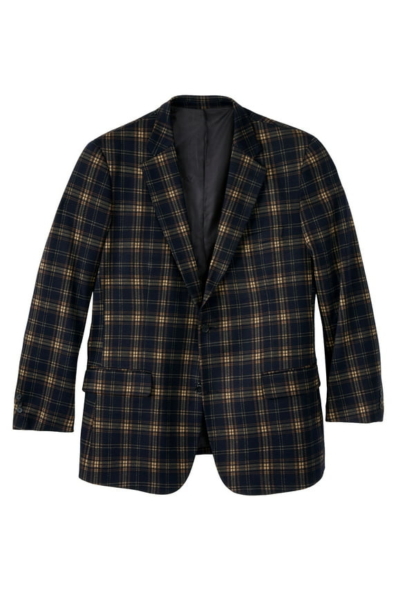 Men's Big & Tall Ponte Stretch Knit Blazer