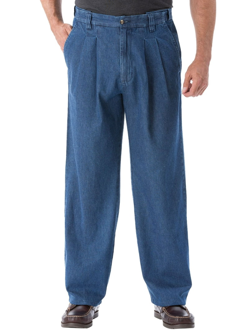 KingSize Men's Big Tall Relaxed Fit Comfort Waist Pleat-Front - Main Image