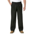 thumbnail image 1 of KingSize Men's Big & Tall Relaxed Fit Comfort Waist Pleat-Front Expandable Jeans, 1 of 4