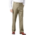 thumbnail image 1 of KingSize Men's Big & Tall Relaxed Fit Wrinkle-Free Expandable Waist Plain Front Pants, 1 of 5