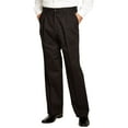thumbnail image 1 of KingSize Men's Big & Tall Relaxed Fit Wrinkle-Free Expandable Waist Pleated Pants, 1 of 4
