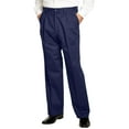 thumbnail image 1 of KingSize Men's Big & Tall Relaxed Fit Wrinkle-Free Expandable Waist Pleated Pants, 1 of 4