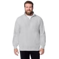 thumbnail image 1 of KingSize Men's Big & Tall Reverse Weave 1/4 Zip Up Hoodie, 1 of 3
