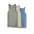 thumbnail image 1 of KingSize Men's Big & Tall 3-Pack Ribbed Cotton Tank Undershirt, 1 of 4