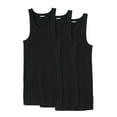 thumbnail image 1 of KingSize Men's Big & Tall 3-Pack Ribbed Cotton Tank Undershirt, 1 of 4