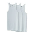 thumbnail image 1 of KingSize Men's Big & Tall 3-Pack Ribbed Cotton Tank Undershirt, 1 of 4