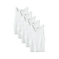 thumbnail image 1 of KingSize Men's Big & Tall 5-Pack Ribbed Cotton Tank Undershirt, 1 of 2
