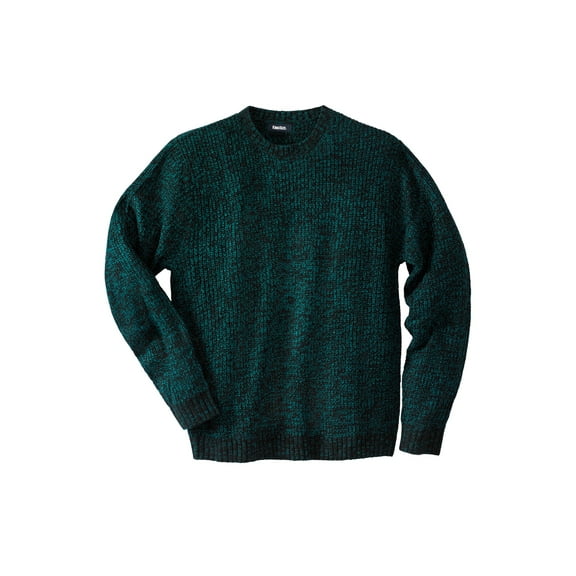 KingSize Men's Big & Tall Shaker Knit Crewneck Sweater